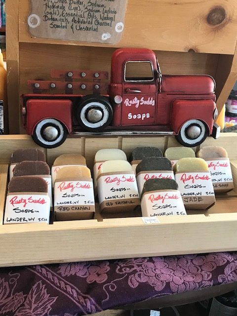Rusty Sudds Soap by Wind River Mercantile in Riverton, WY.